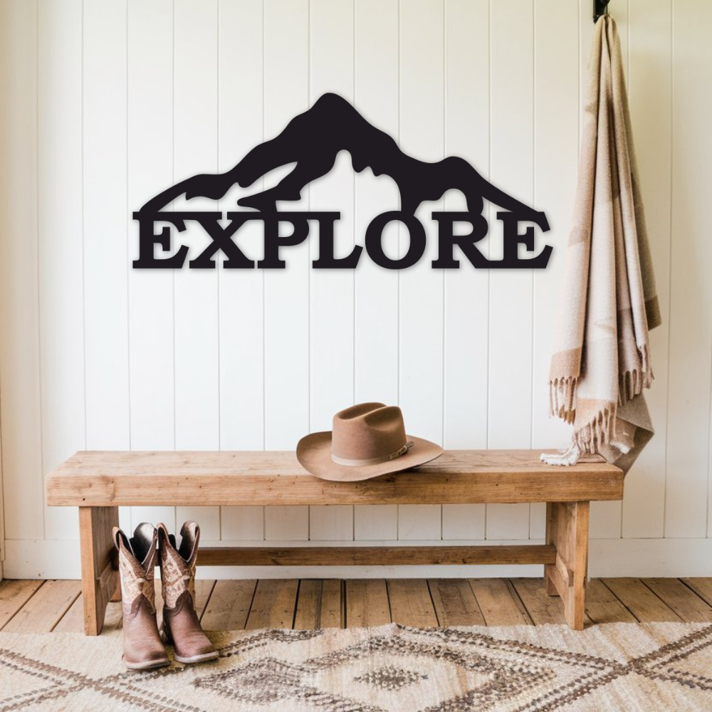 Mountain Explore - Metal Wall Art