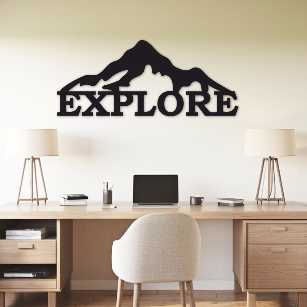 Mountain Explore - Metal Wall Art
