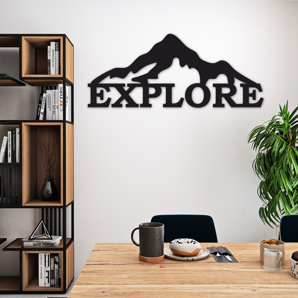 Mountain Explore - Metal Wall Art