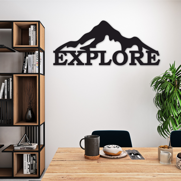 Mountain Explore - Metal Wall Art