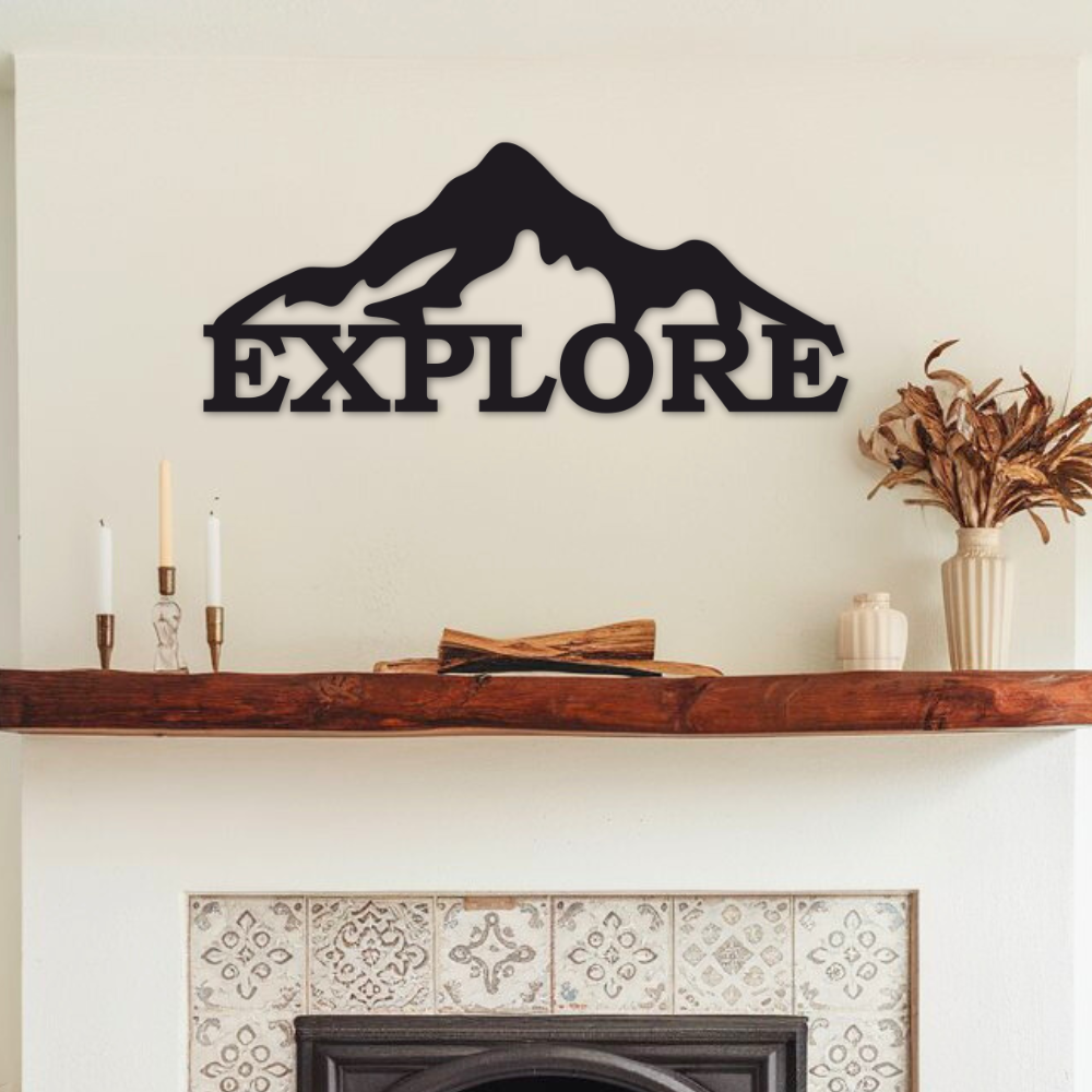 Mountain Explore - Metal Wall Art