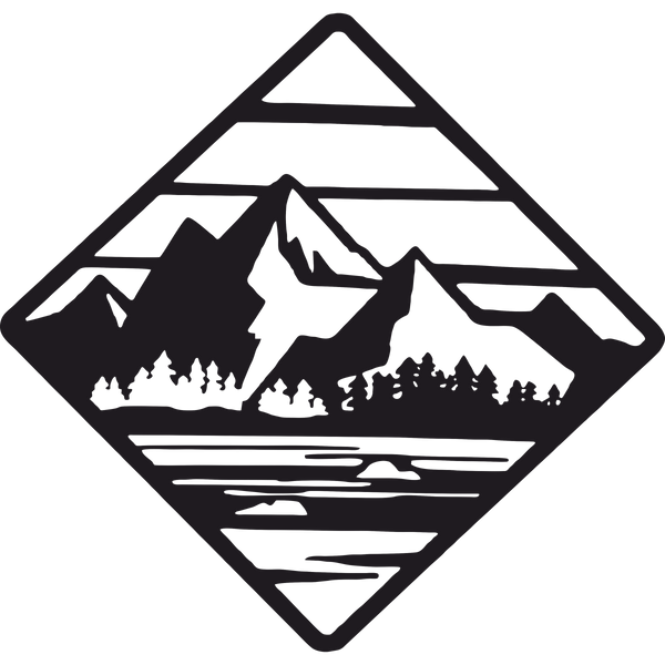 Modern Mountains - Metal Wall Art