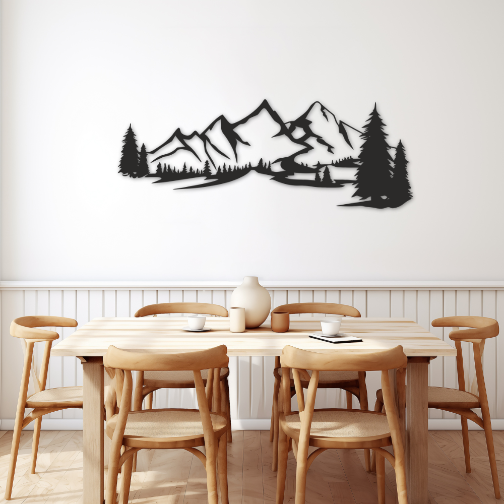 Mountains - Metal Wall Art
