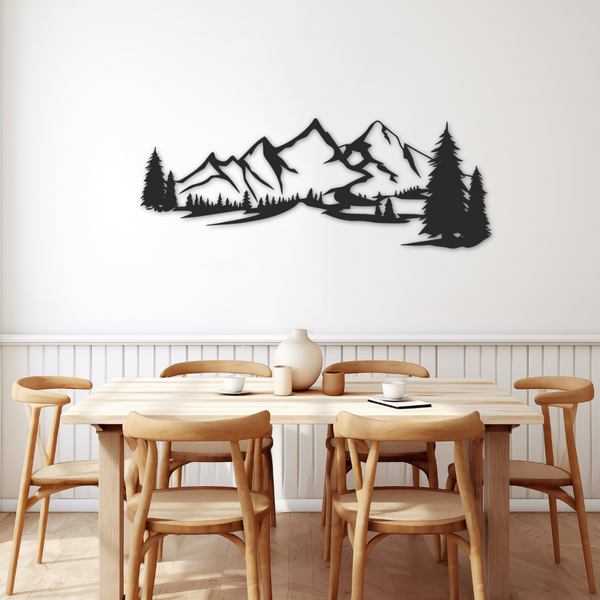 Mountains - Metal Wall Art