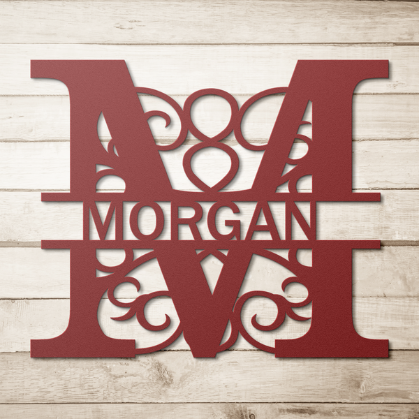 TL-MA-PR-Monogram-Letter_25-WAPR25051000_Red_Simple_Wood_BKGD_Mockup.png