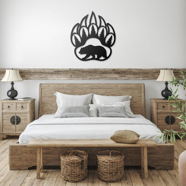 Bear - Metal Wall Art.