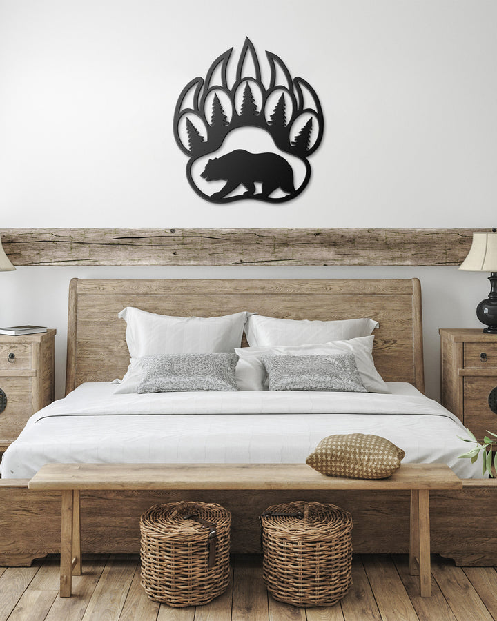 Bear - Metal Wall Art.