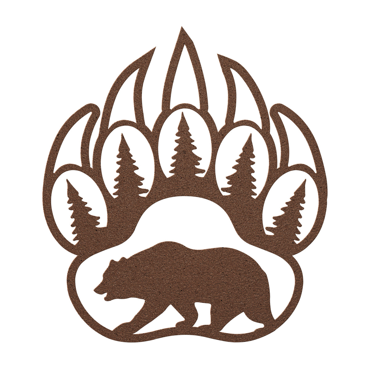Bear - Metal Wall Art.