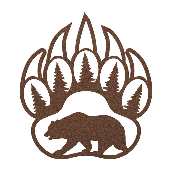 Bear - Metal Wall Art.
