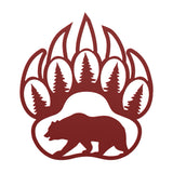Bear - Metal Wall Art.