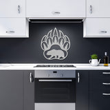 Bear - Metal Wall Art.