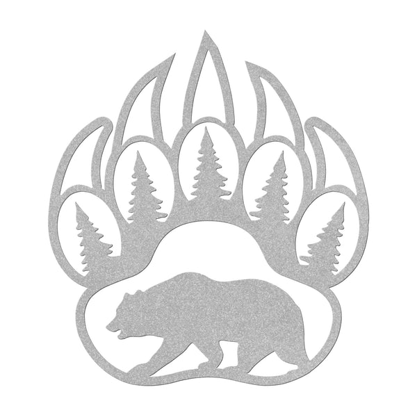 Bear - Metal Wall Art.