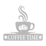 Coffee Time - Metal Wall Art.