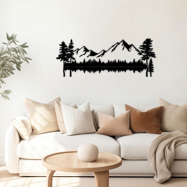 Mountains - Metal Art