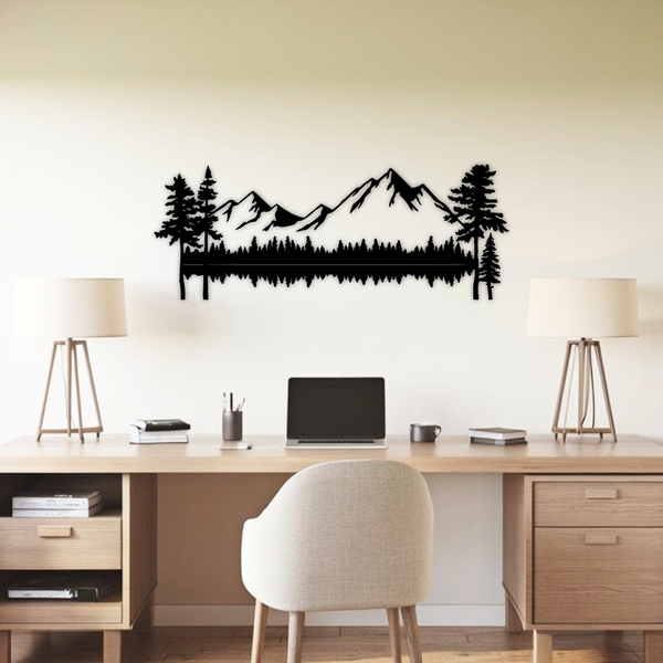 Mountains - Metal Art
