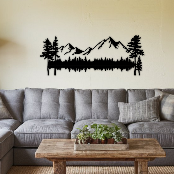 Mountains - Metal Art