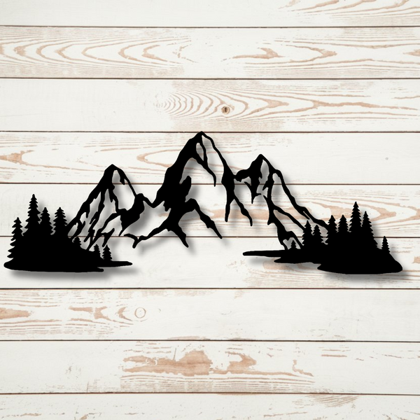Mountains - Metal Art
