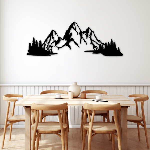 Mountains - Metal Art