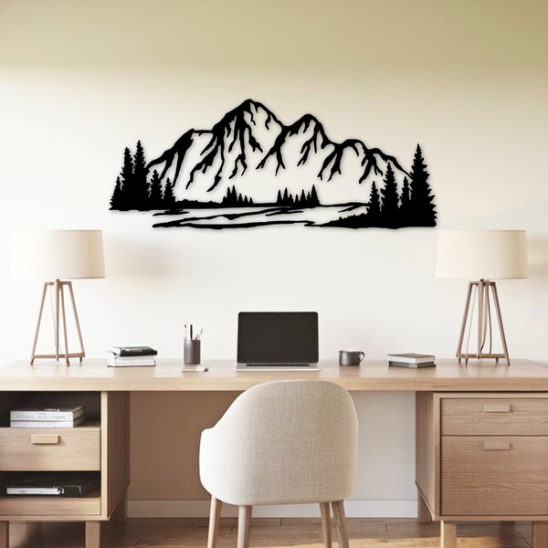 Mountains - Metal Art
