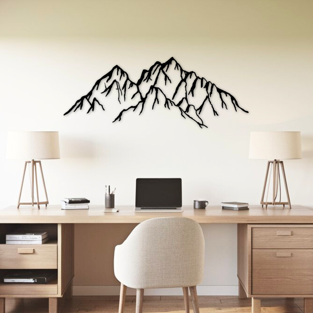 Mountains - Metal Art