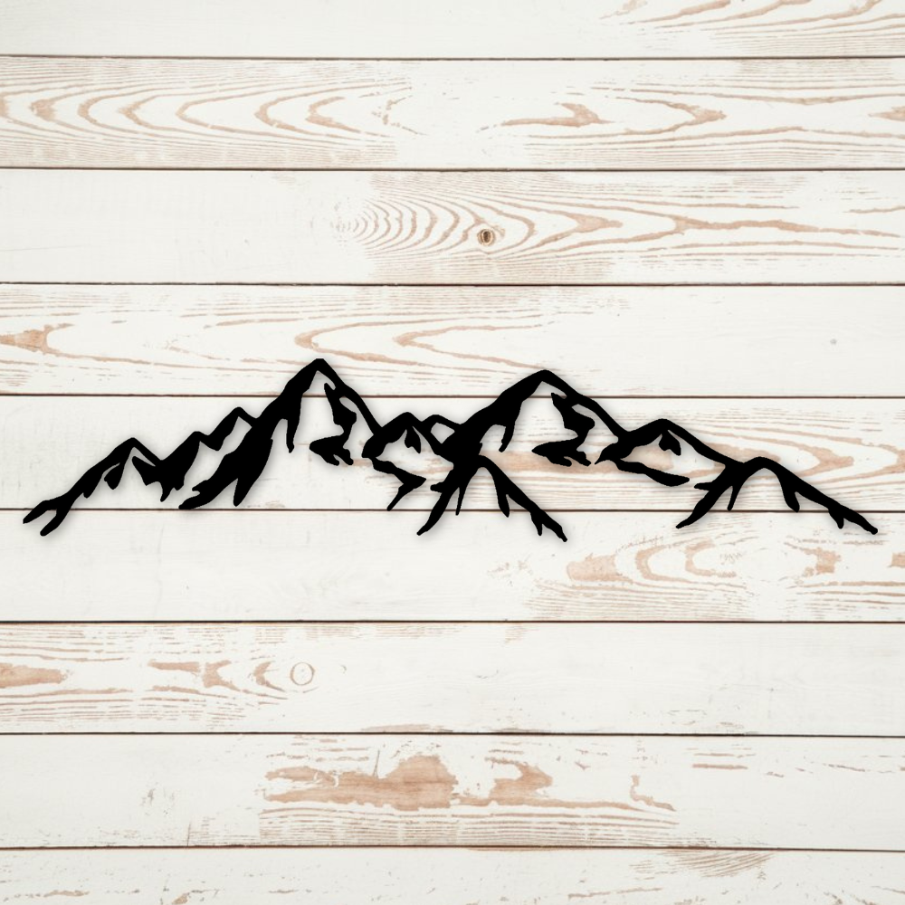 Mountains - Metal Art