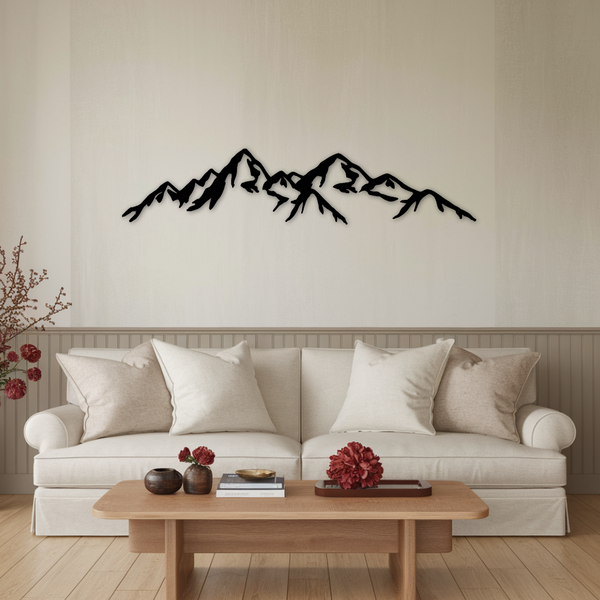 Mountains - Metal Art