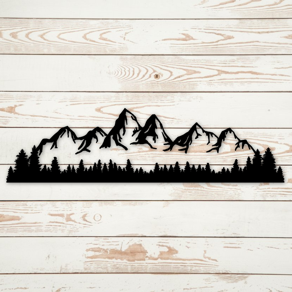 Mountain - Metal Art