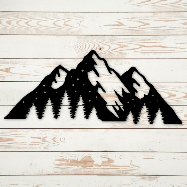 Mountains - Metal Art