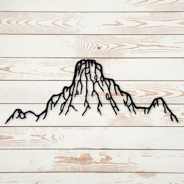Mountains - Metal Art