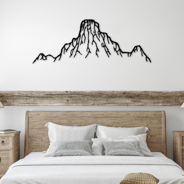 Mountains - Metal Art