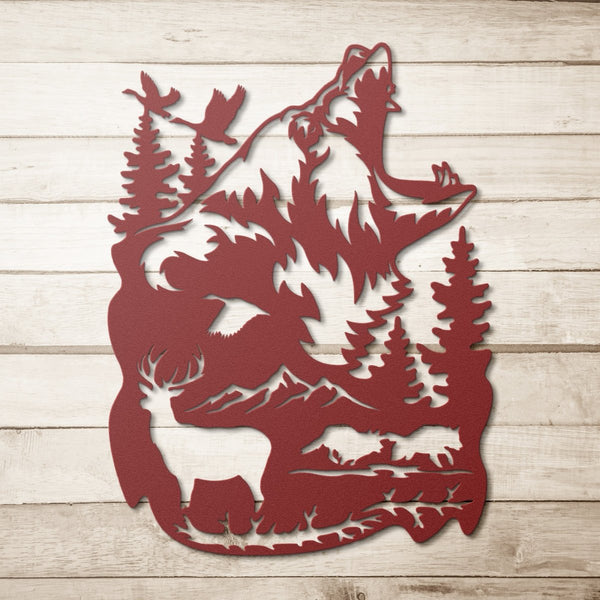 Bear - Metal Wall Art - Yucca Metal Art