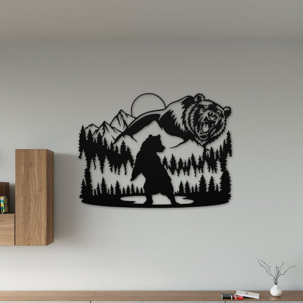 Bear - Metal Wall Art - Yucca Metal Art