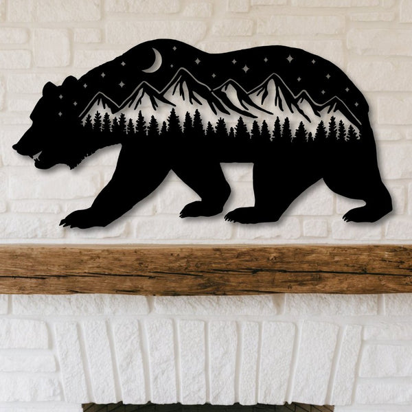 Bear - Metal Wall Art - Yucca Metal Art