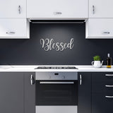 Blessed - Metal Wall Art Words - Yucca Metal Art