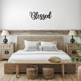 Blessed - Metal Wall Art Words - Yucca Metal Art