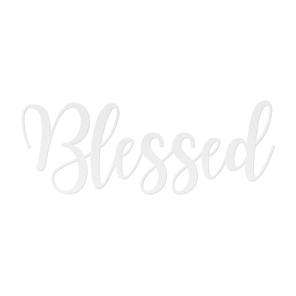 Blessed - Metal Wall Art Words - Yucca Metal Art