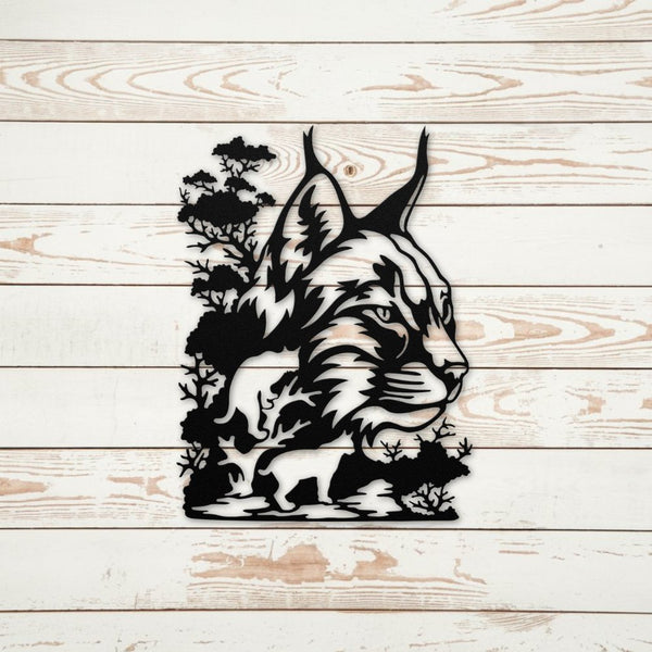 Bobcat - Metal Wall Art - Yucca Metal Art