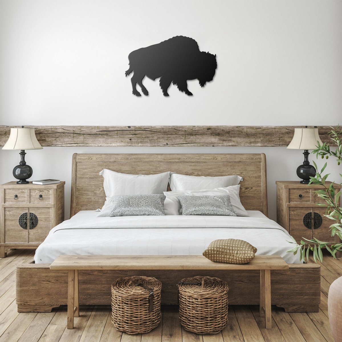 Buffalo - Metal Wall Art - Yucca Metal Art