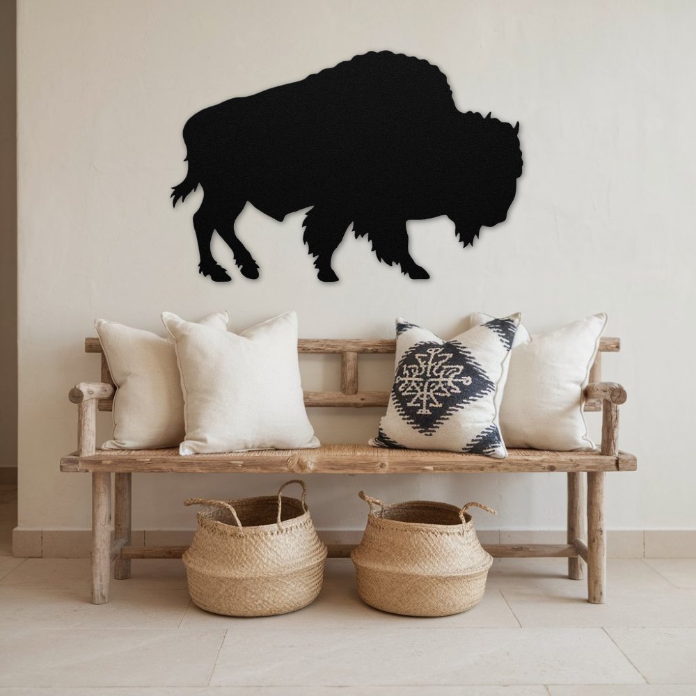 Buffalo - Metal Wall Art - Yucca Metal Art