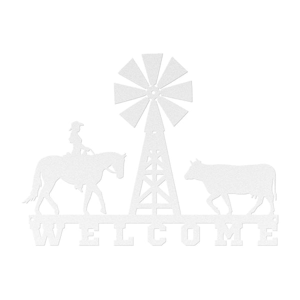 Farm Welcome - Metal Wall Art - Yucca Metal Art