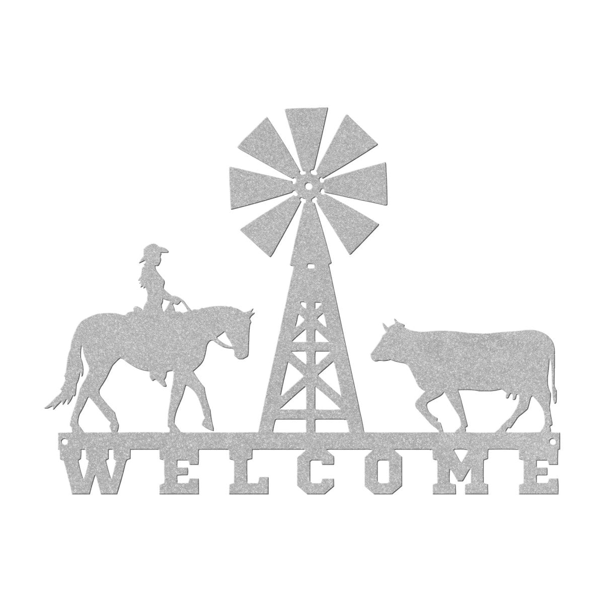 Farm Welcome - Metal Wall Art - Yucca Metal Art