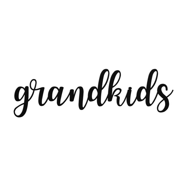 Grandkids - Metal Wall Art Words - Yucca Metal Art