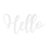 Hello - Metal Wall Art Words - Yucca Metal Art