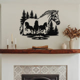 Horse - Metal Wall Art - Yucca Metal Art