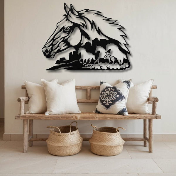 Horses - Metal Wall Art - Yucca Metal Art