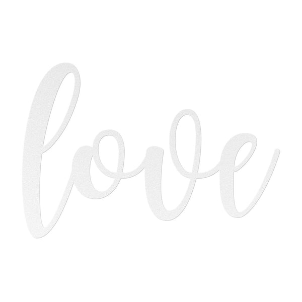 Love - Metal Wall Art Words - Yucca Metal Art