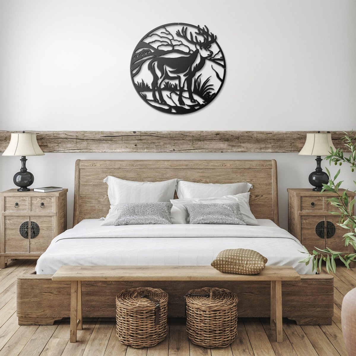 Majestic Deer - Metal Wall Art - Yucca Metal Art