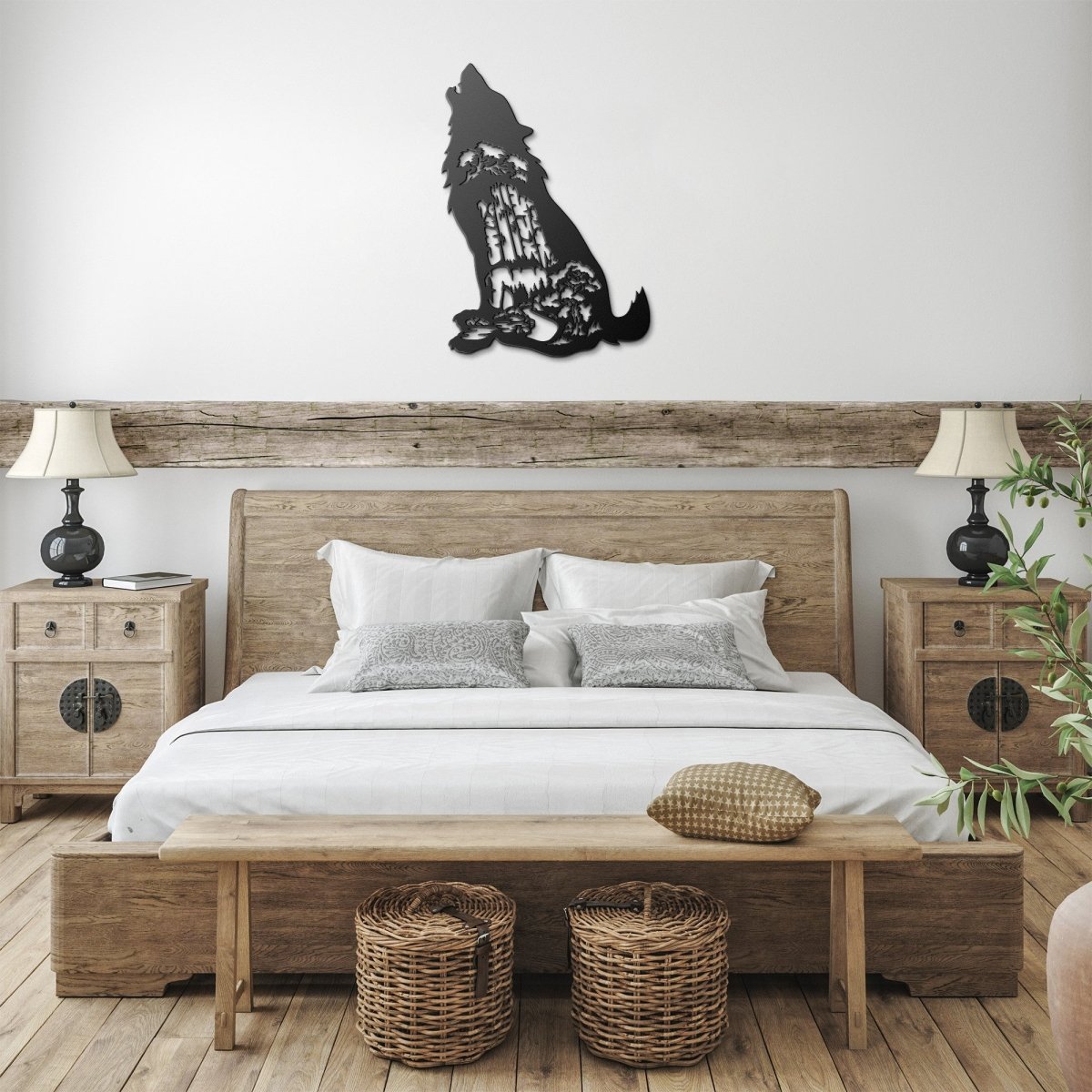 Majestic Wolf - Metal Wall Art - Yucca Metal Art