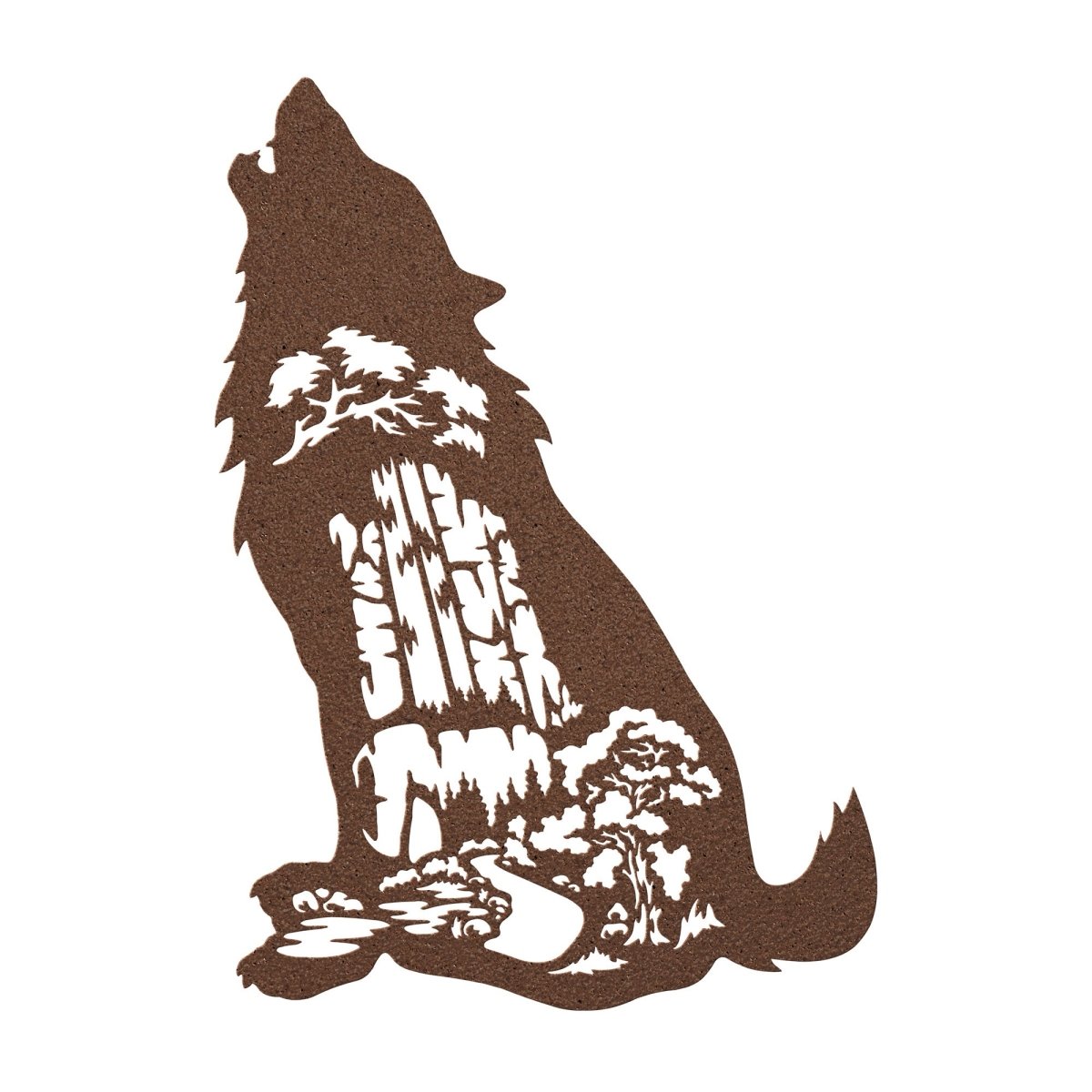 Majestic Wolf - Metal Wall Art - Yucca Metal Art