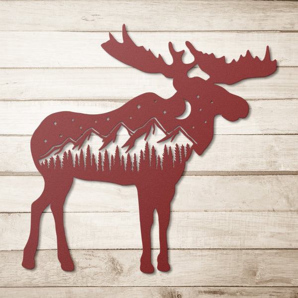 Moose - Metal Wall Art - Yucca Metal Art